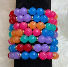 Load image into Gallery viewer, Fun & Flirty Colorful Beaded Bracelets 🦋  8-14mm size beads