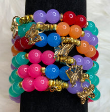 Load image into Gallery viewer, Fun & Flirty Colorful Beaded Bracelets 🦋  8-14mm size beads