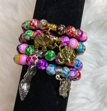 Load image into Gallery viewer, Fun & Flirty Colorful Beaded Bracelets 🦋  8-14mm size beads
