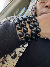 Load image into Gallery viewer, Boho-Style Wood Beaded Bracelet  10-14mm size beads