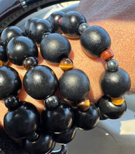 Load image into Gallery viewer, Boho-Style Wood Beaded Bracelet  10-14mm size beads