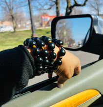 Load image into Gallery viewer, Boho-Style Wood Beaded Bracelet  10-14mm size beads