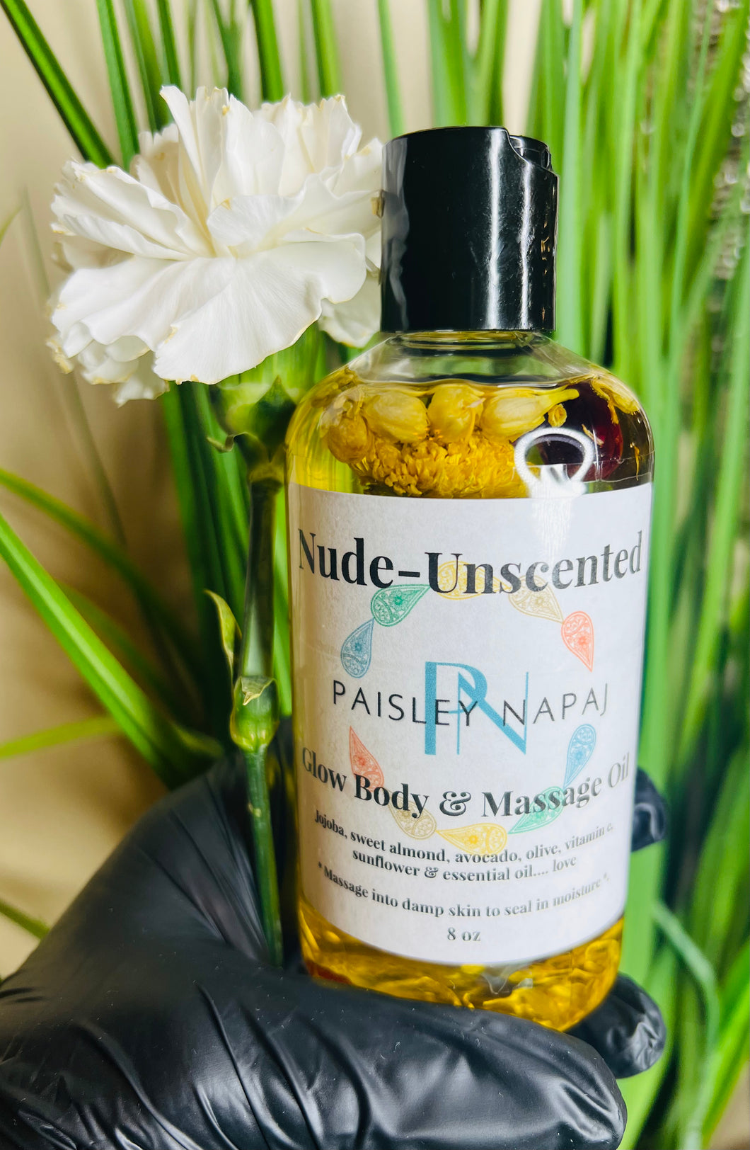 Nude/Unscented Glow Body & Massage Oil-For Radiant Skin