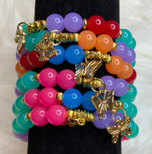 Load image into Gallery viewer, Fun &amp; Flirty Colorful Beaded Bracelets 🦋  8-14mm size beads
